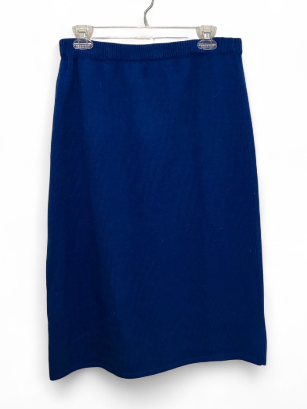 Vintage Classic Blue Knit Sweater Skirt
